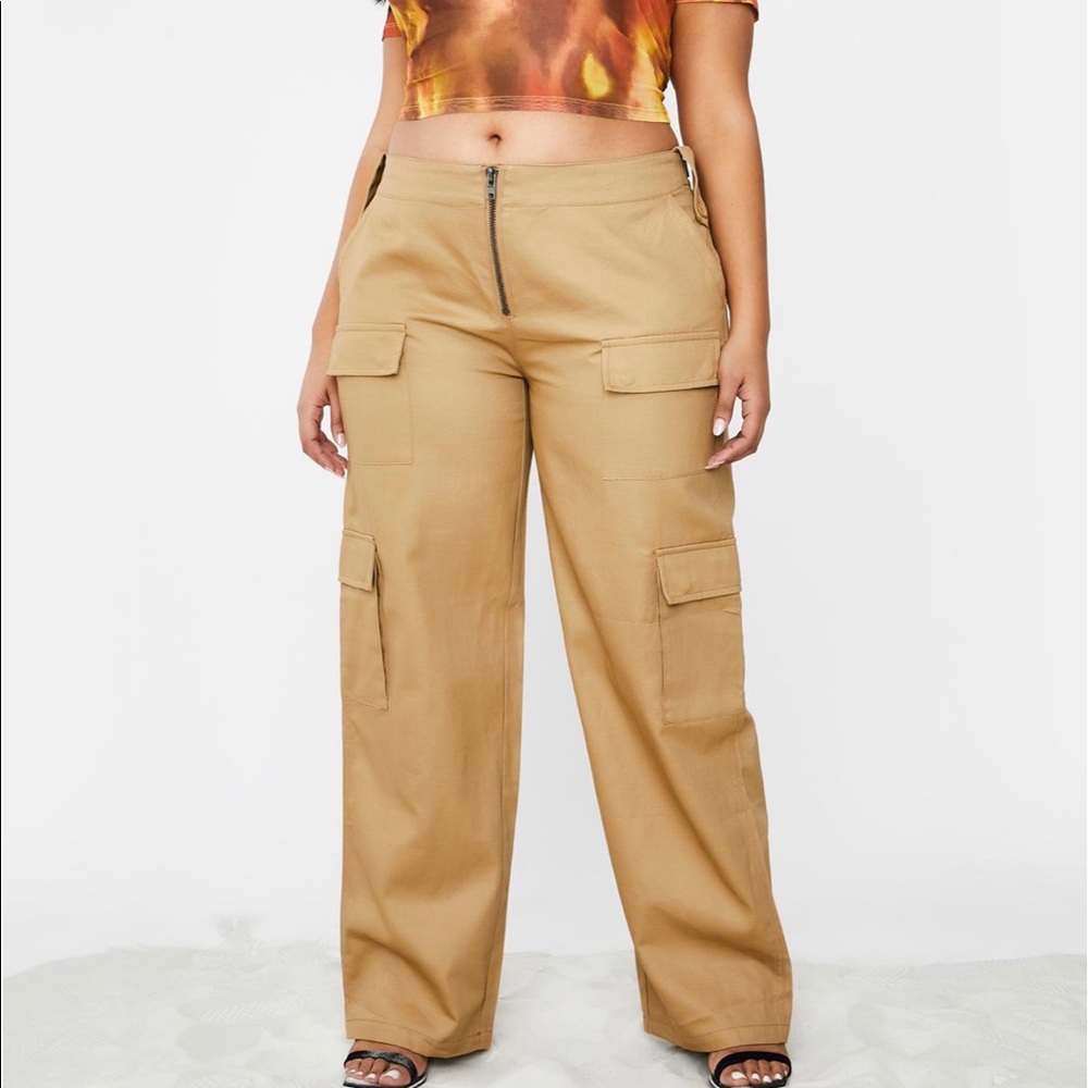 Rodeo girl khaki cargo pants poster girl